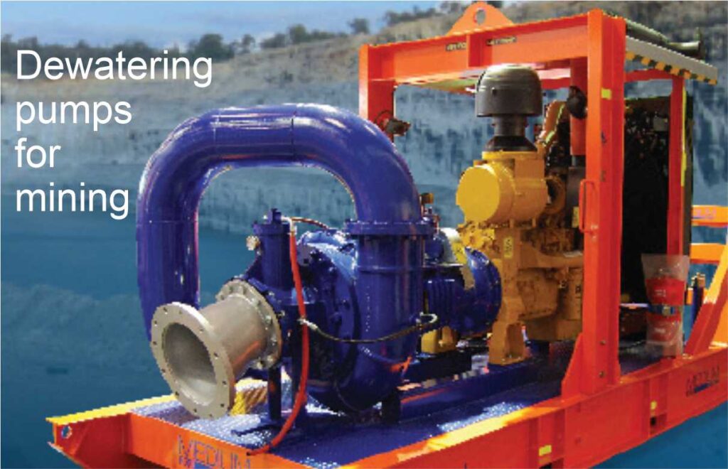 Dewatering pump on site — article illustration
