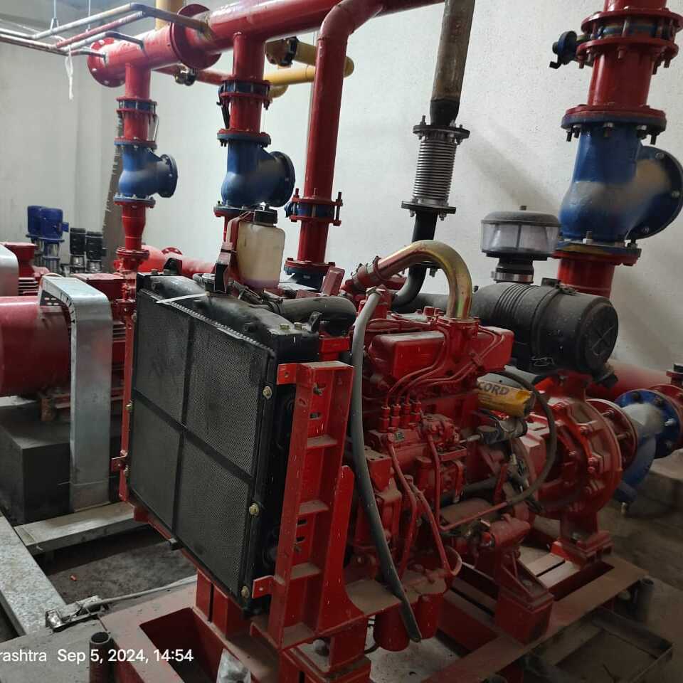 Commissioning photo 7 — hydropneumatic booster system